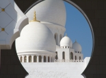 die große Moschee in Abu Dhabi