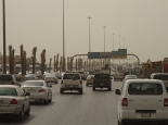 viel Verkehr auf dem Ring in Riad
