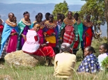 Weihnachtstreffen der Samburu-Frauen