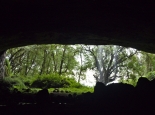 Blick aus der Tutum Höhle