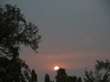 Sonnenuntergang über den Ruwenzoris