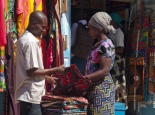 bunter Markt in Mwanza
